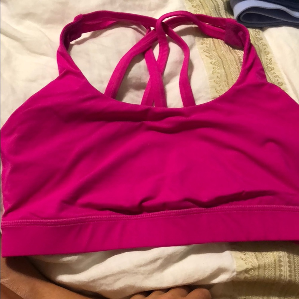 Hot pink Sports bra